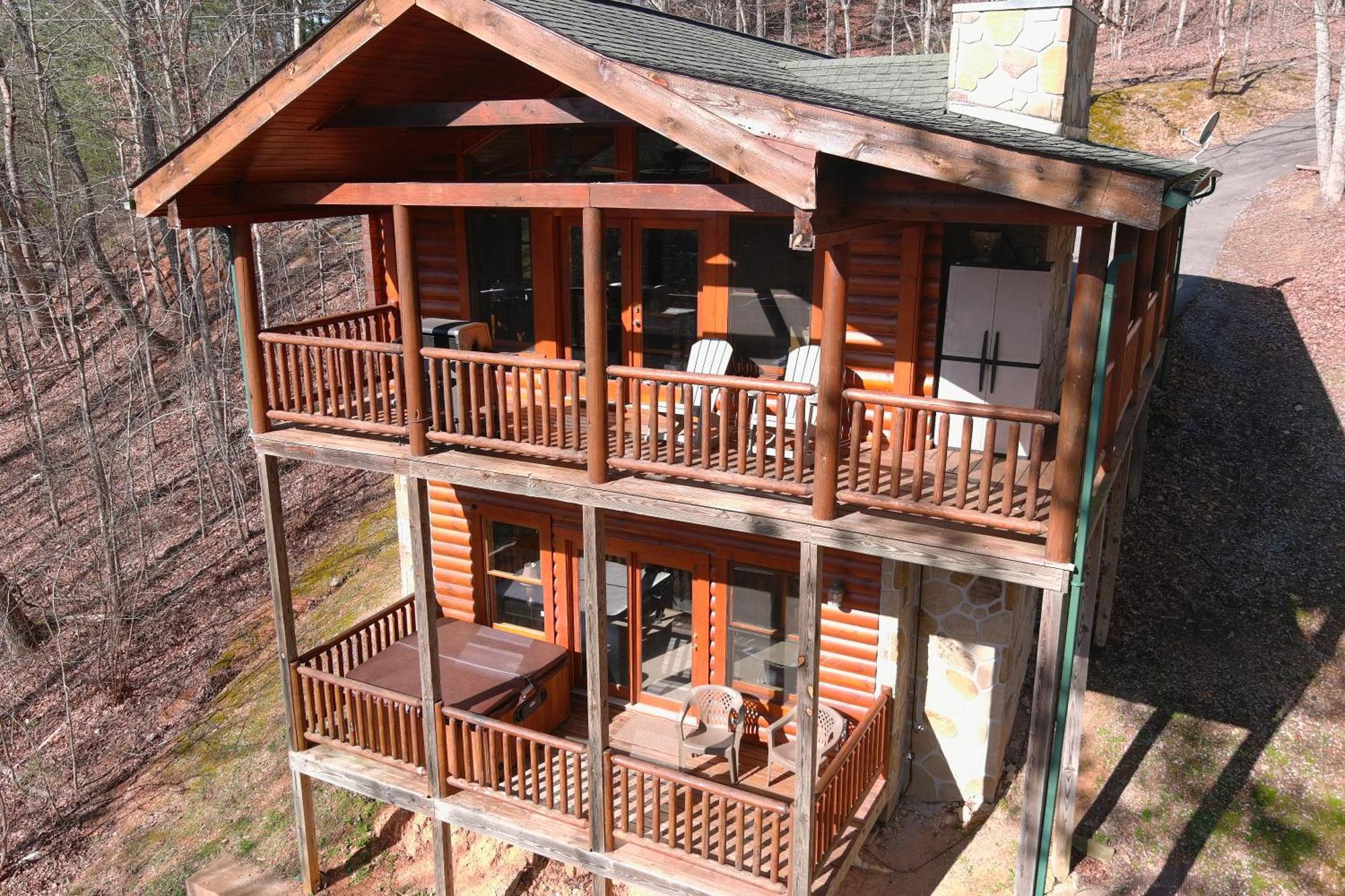 סביירוויל Private Smoky Mountain Luxury Log Home With 2 Fireplaces, Hot Tub & Community Pool מראה חיצוני תמונה